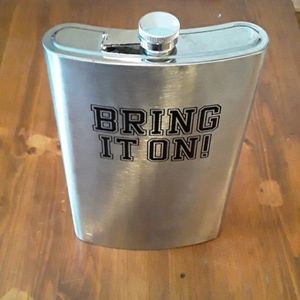 Stainless Steel 64 oz "Bring It On" Beverage Flask